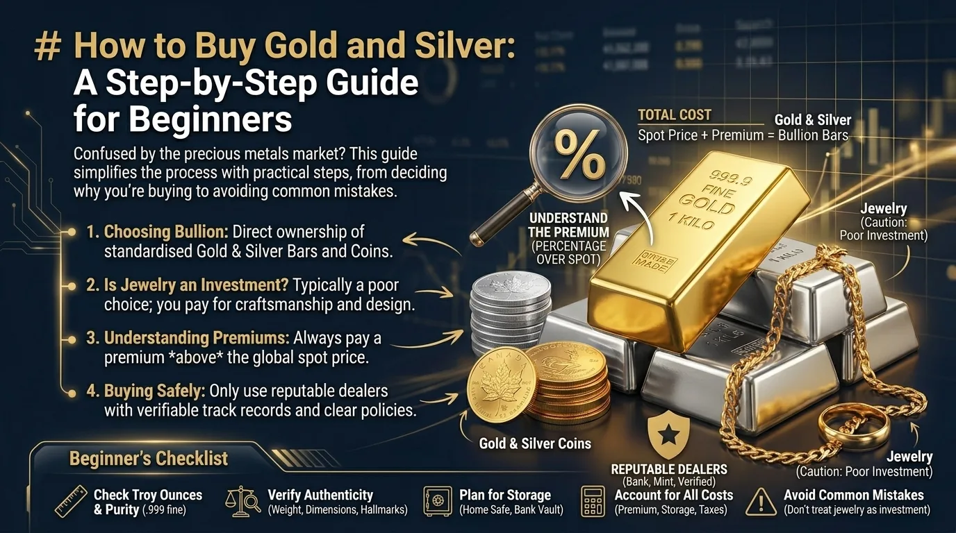 How to Buy Gold and Silver: A Step-by-Step Guide for Beginners